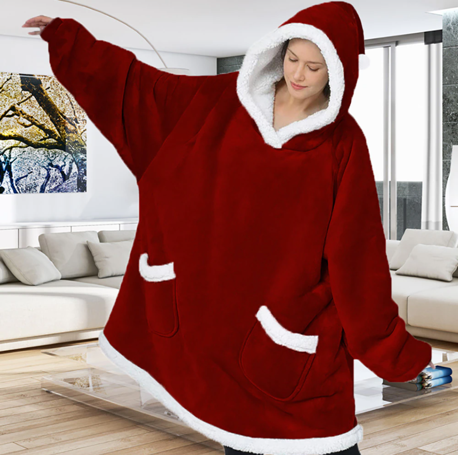 Gigantisk plaidtrøje ultra komfortabel til total afslapning