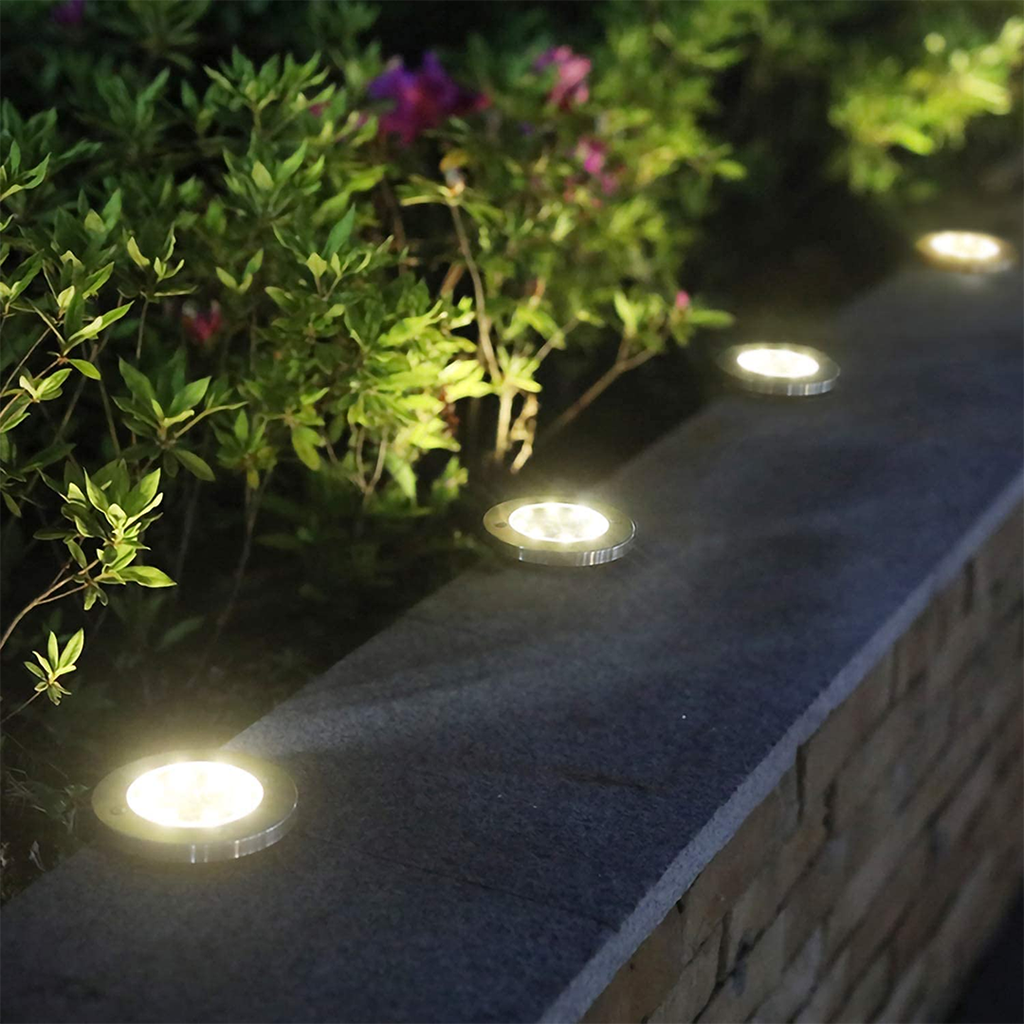 Decoratieve zonne-lamp voor buitenpaden (x4) 