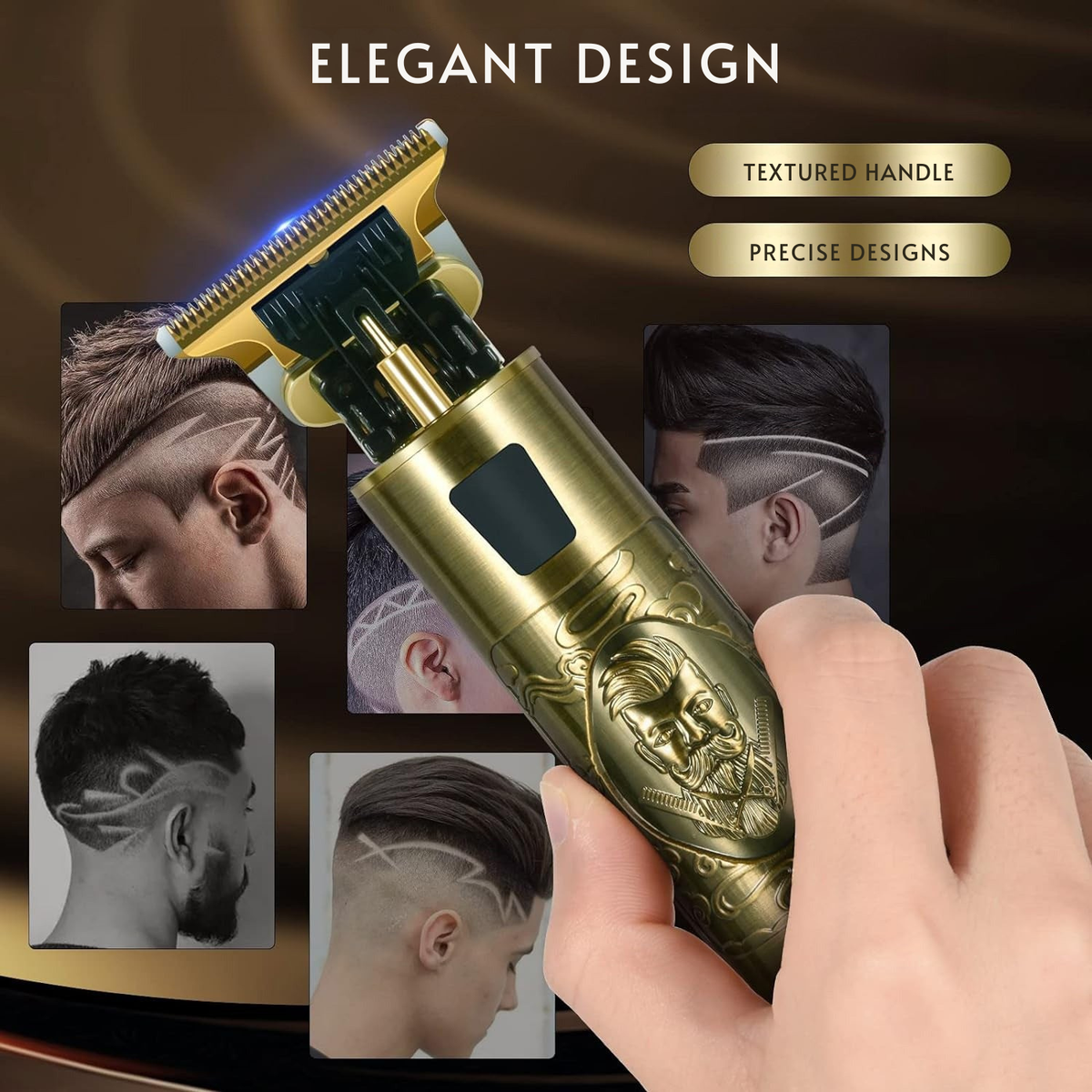 Precision trimmer with integrated digital display 