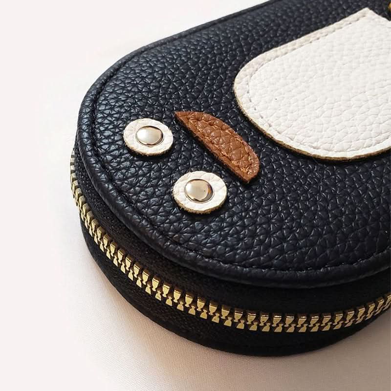Portofel pentru carduri - model compact și rezistent cu pinguin 