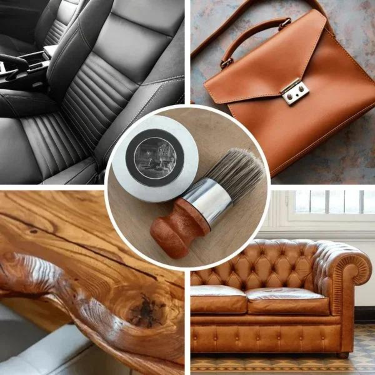 Baume Naturel Cuir 65ml pour Raviver et Protéger vos Cuirs