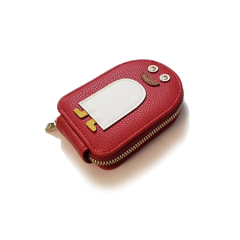Portofel pentru carduri - model compact și rezistent cu pinguin 