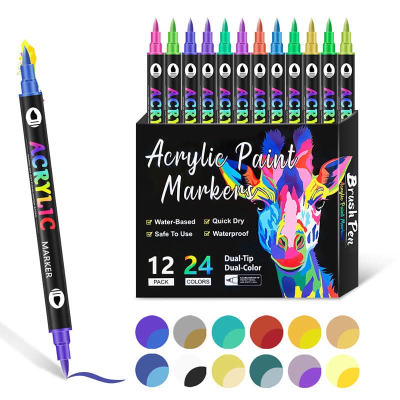 Acrylmalstifte für strahlende Kreationen 