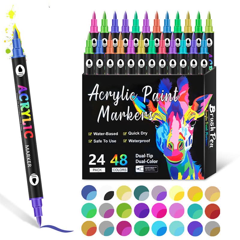 Acrylmalstifte für strahlende Kreationen 