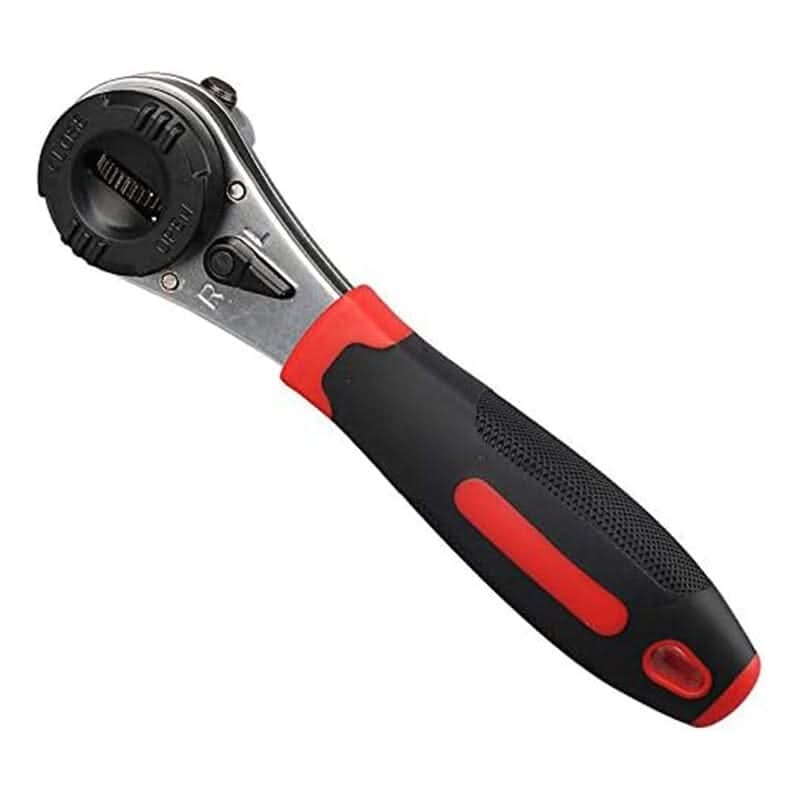 Llave de trinquete ajustable 360° para todos sus tornillos 