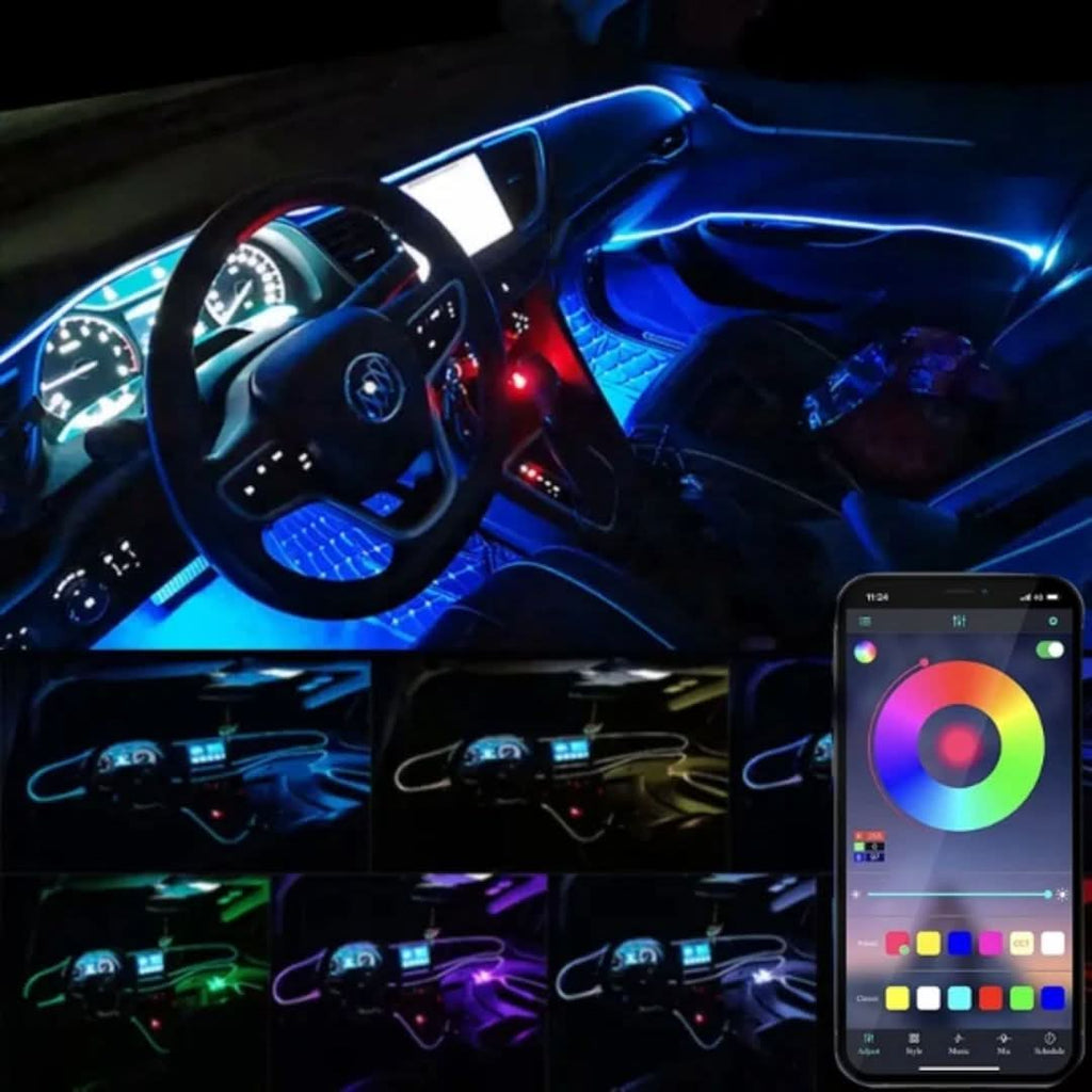 Iluminare LED pentru un interior de mașină stilat 