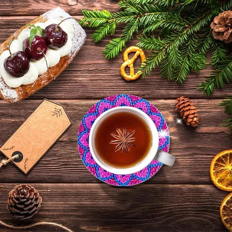 DIY podložky pod poháre s kamienkami 