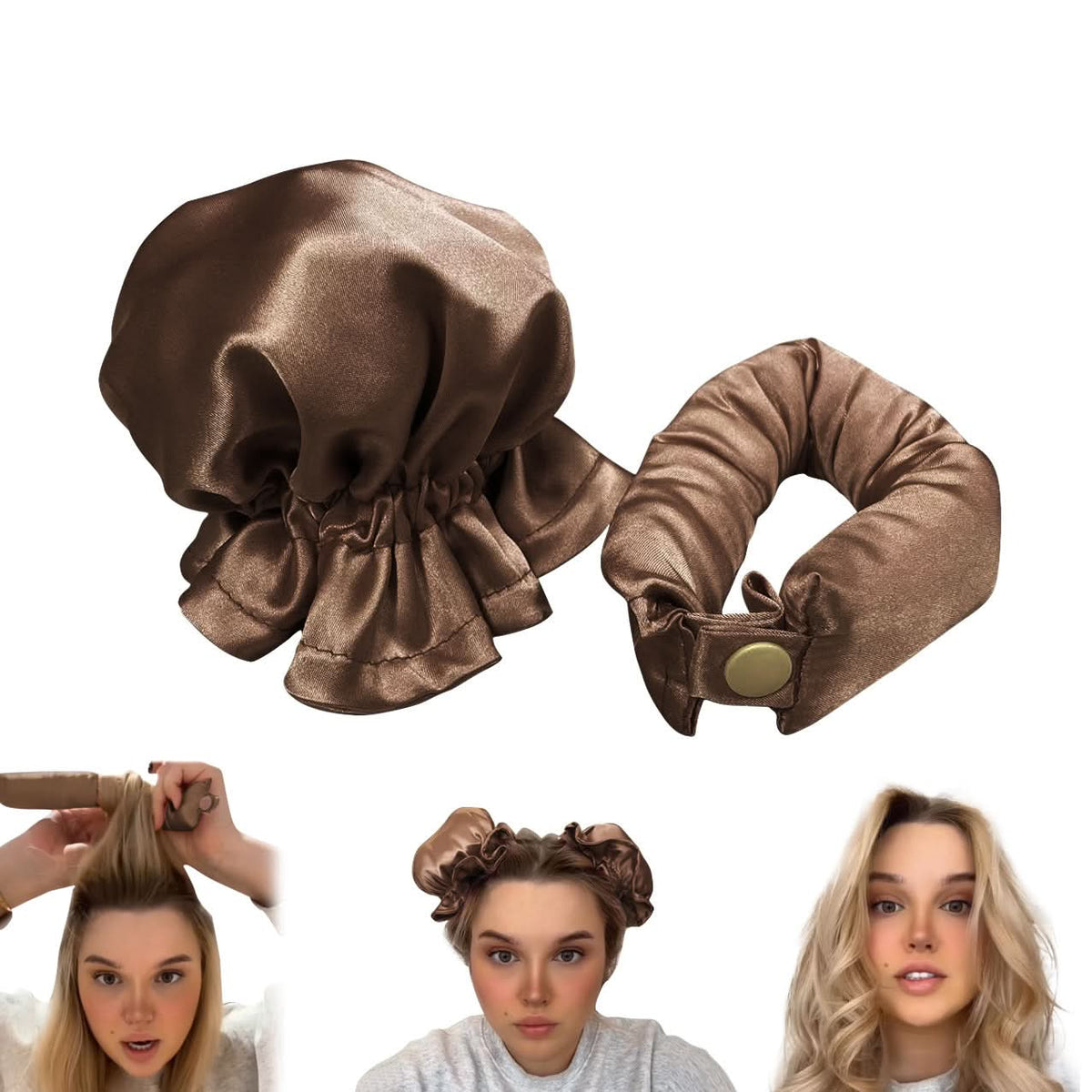 Get silky curls without heat or effort 
