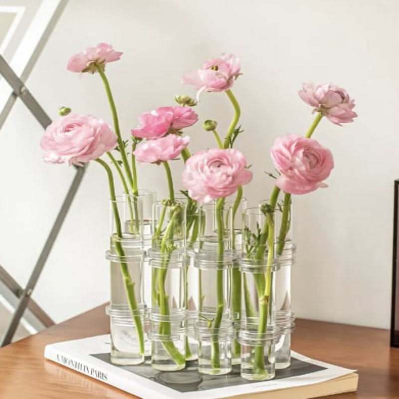 Elegante modulare Vase für kreative Blumenarrangements 