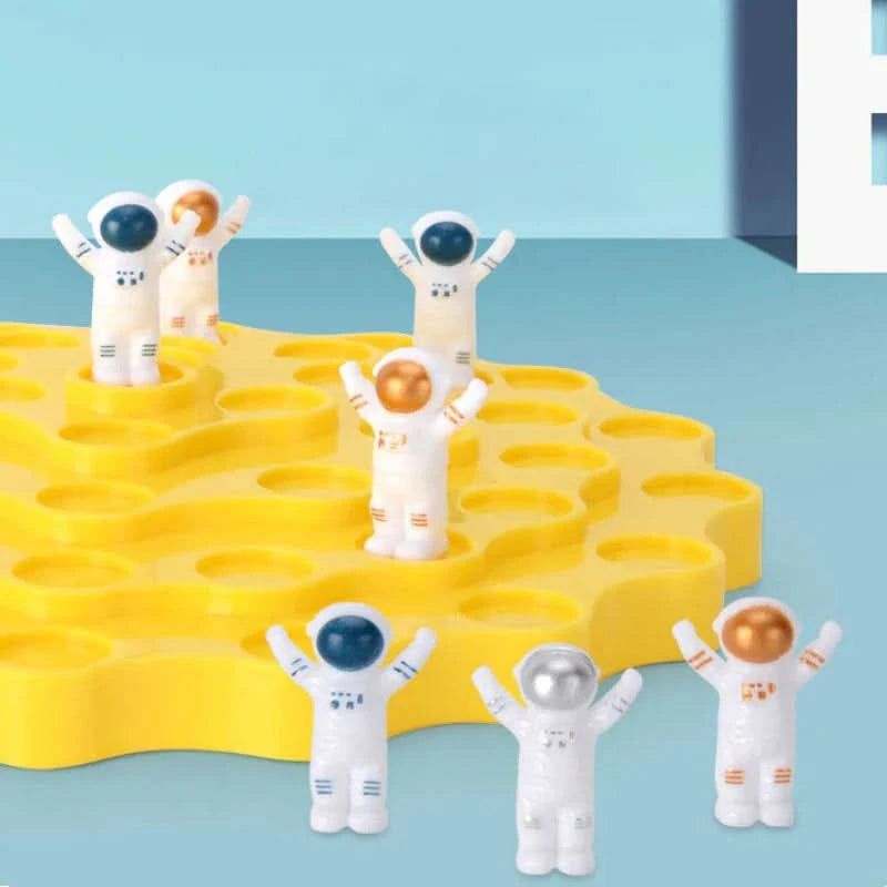 Balansspel med astronauter för att stimulera lärande 