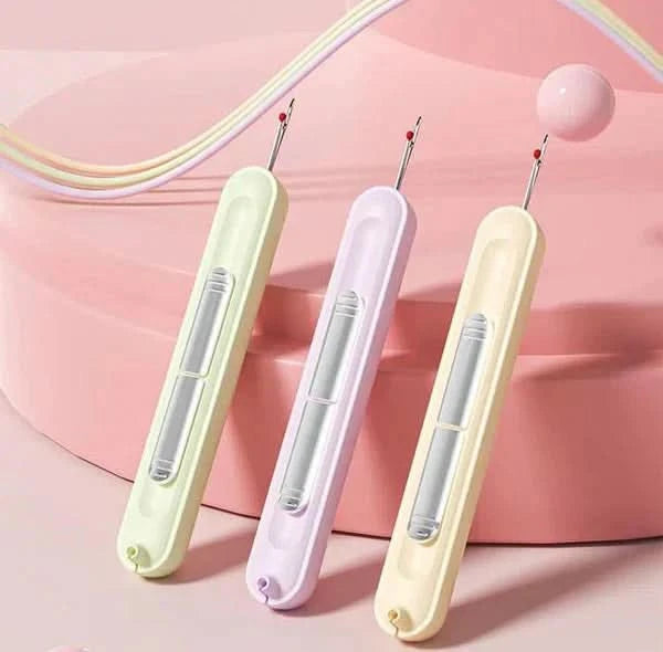 Strumento da cucito 2-in-1 – infilacucire e scucitore pratico (x2) 