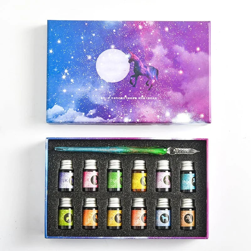 Skriv med elegance takket være den glasdyppet pen 