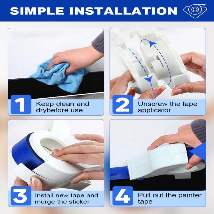 Applikator for maskeringstape som gir skarp finish uten anstrengelse — bilde 4