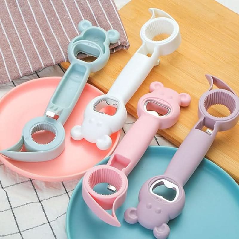 4 in 1 multifunctional bottle and jar opener 