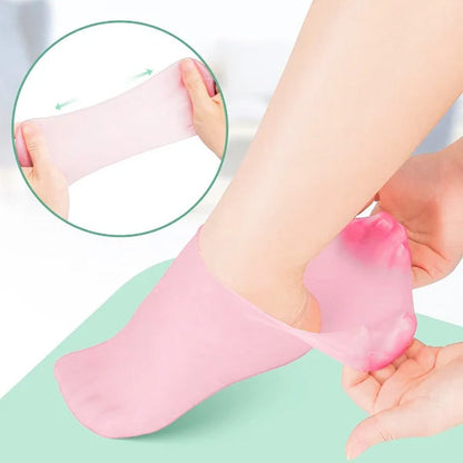 Chaussettes en silicone pour des pieds doux et soignés