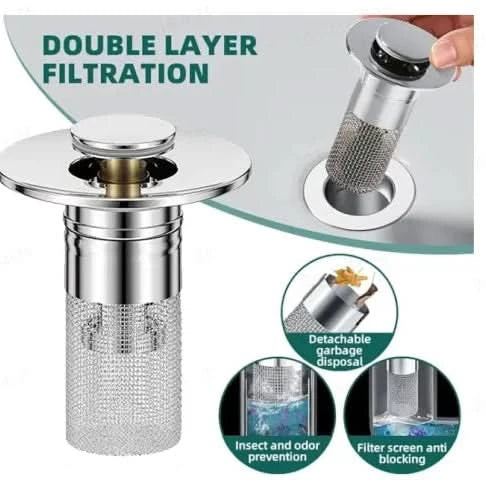 Filter - Halten Sie Ihr Waschbecken ohne notwendigen Klempner frei! 