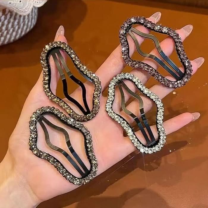 Elegante en glanzende haarklemmen (x4) 