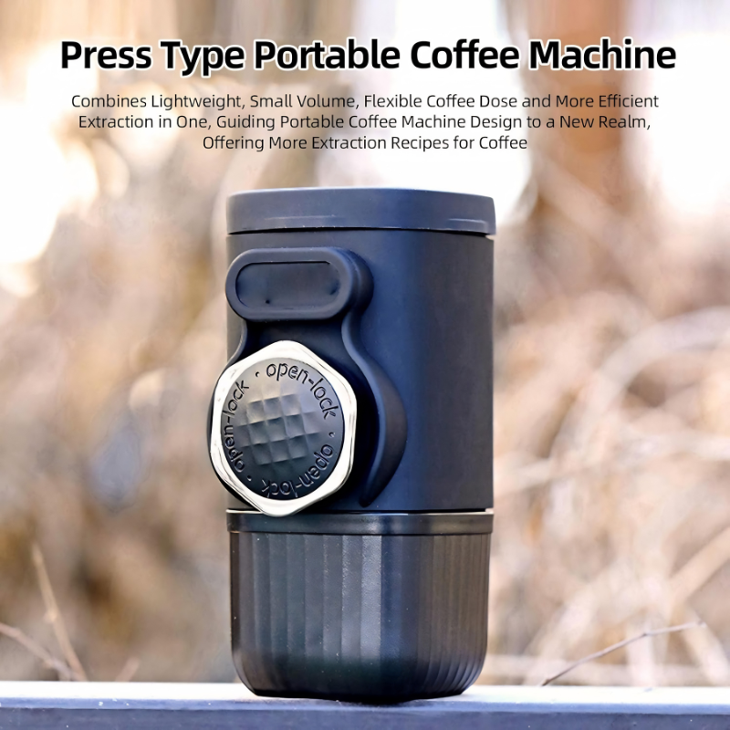 Machine espresso portable — café prêt partout