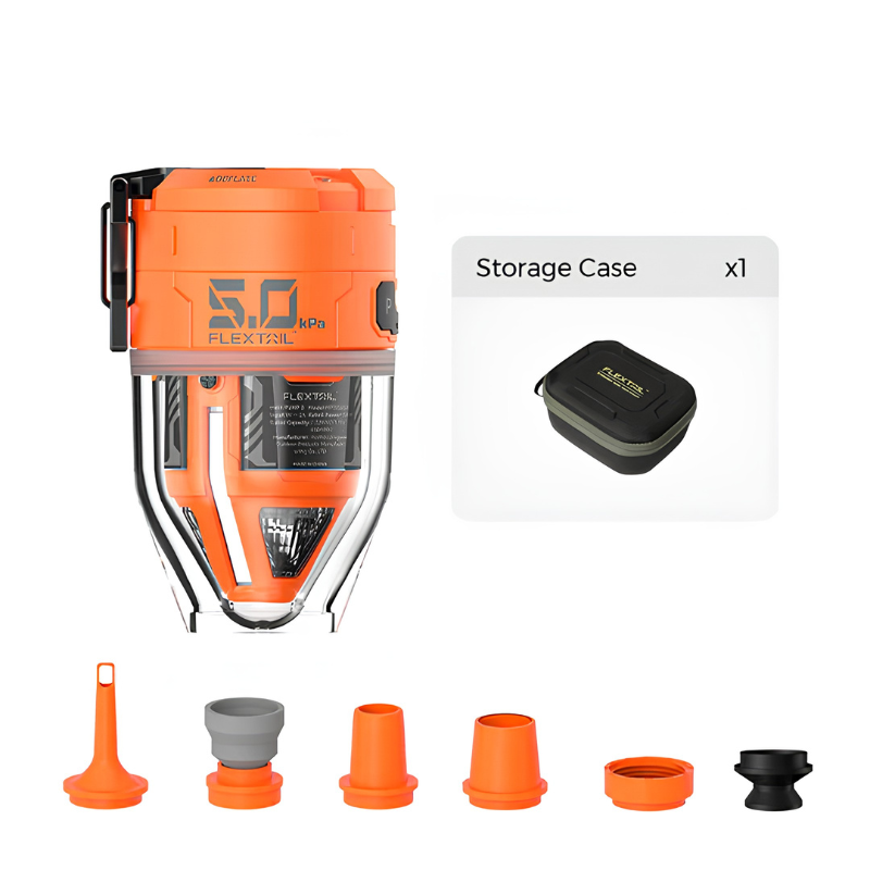 Kit mini pompe multifonction avec lumière – gonflage rapide partout