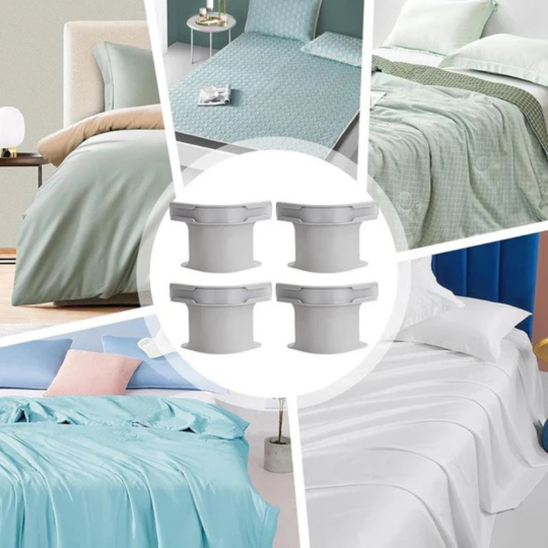 Lot d’attaches pour drap-housse – maintien sans plis