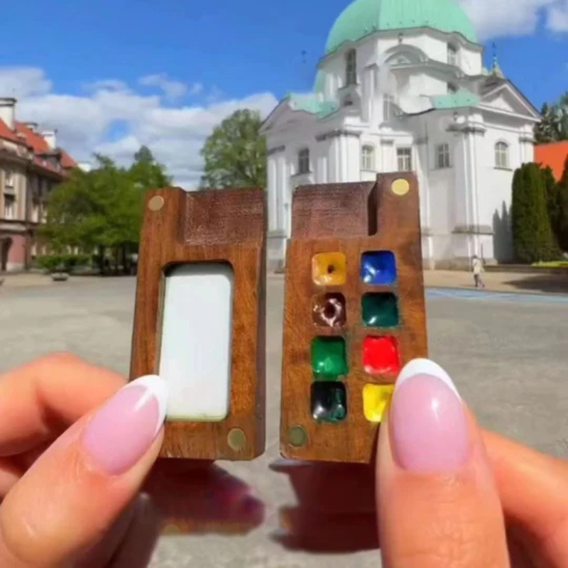 Kit de acuarela de bolsillo para pintar en cualquier lugar 