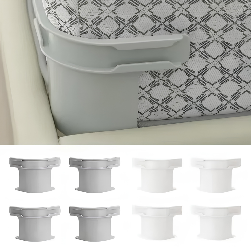 Lot d’attaches pour drap-housse – maintien sans plis