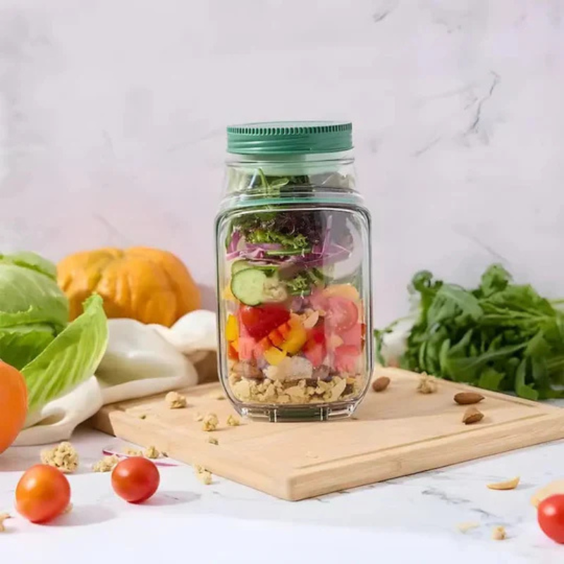 Boîte salade compartimentée – fraîcheur nomade