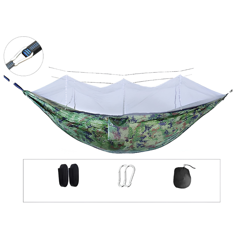Hamac de camping avec moustiquaire intégrée