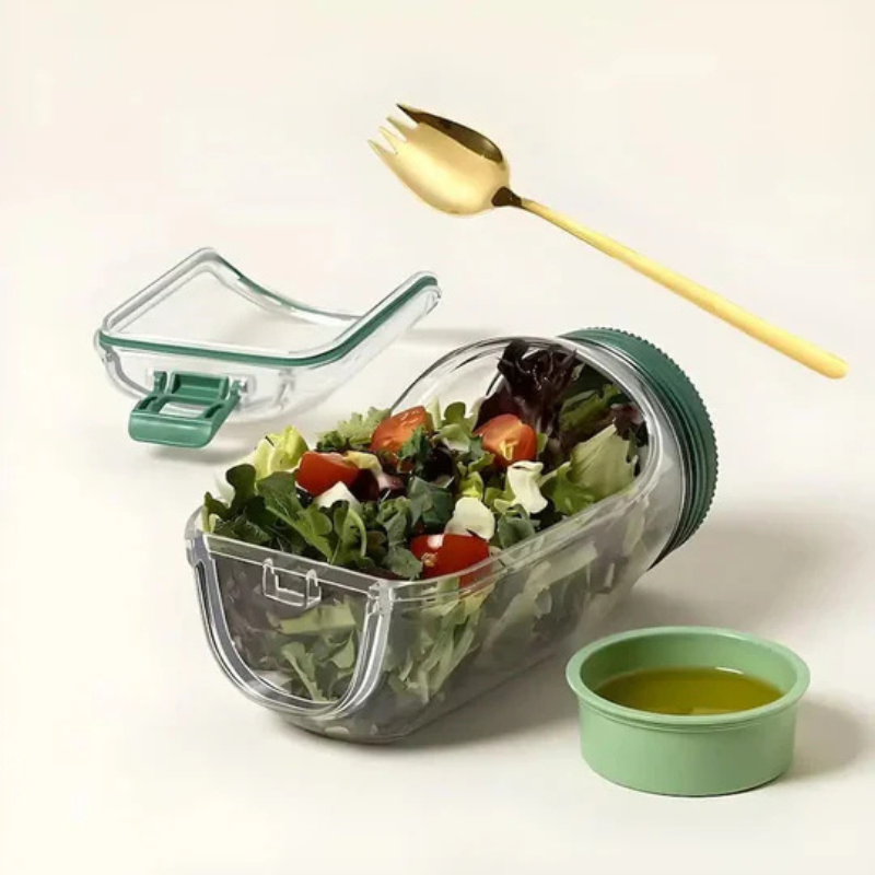 Boîte salade compartimentée – fraîcheur nomade