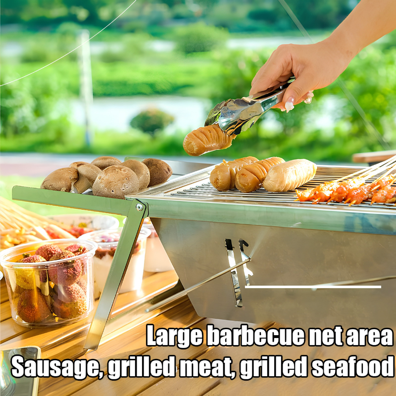 Grill pliable compact – barbecue pratique partout