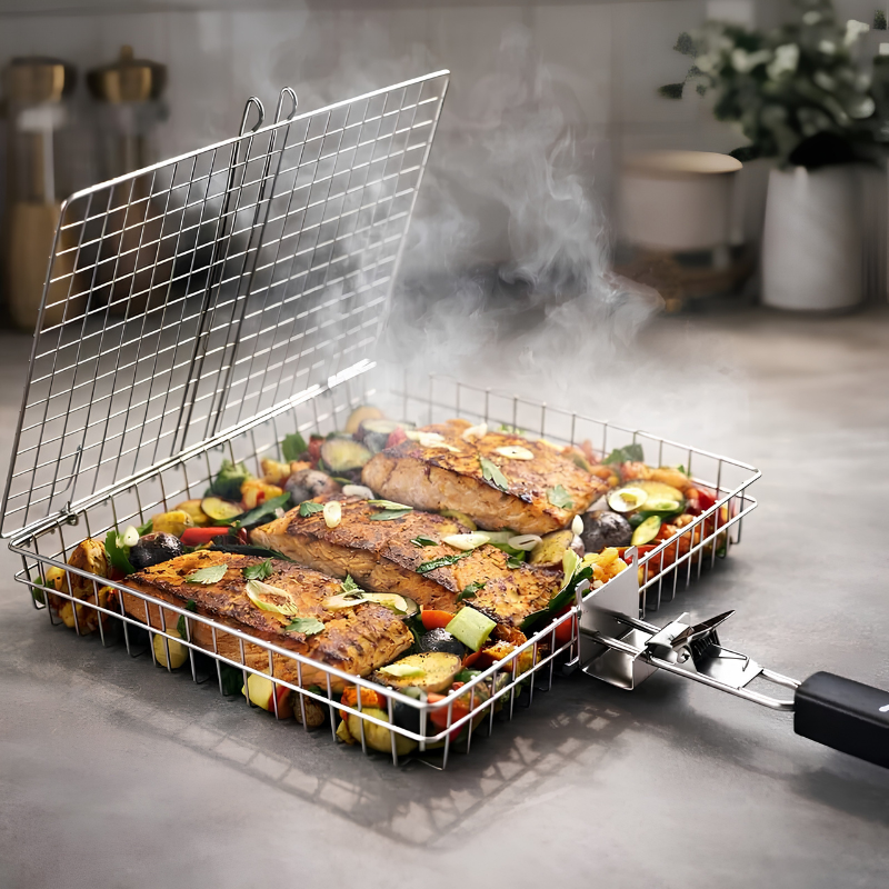 Panier de cuisson barbecue – grillades régulières
