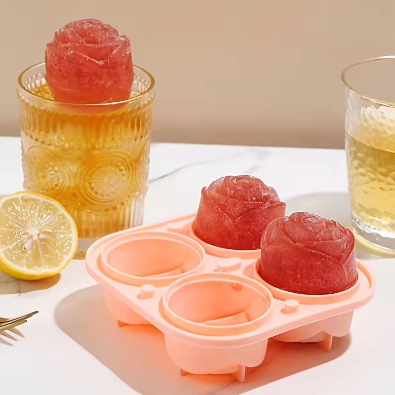 Eiswürfelform - Blumenstil für raffinierte Cocktails 