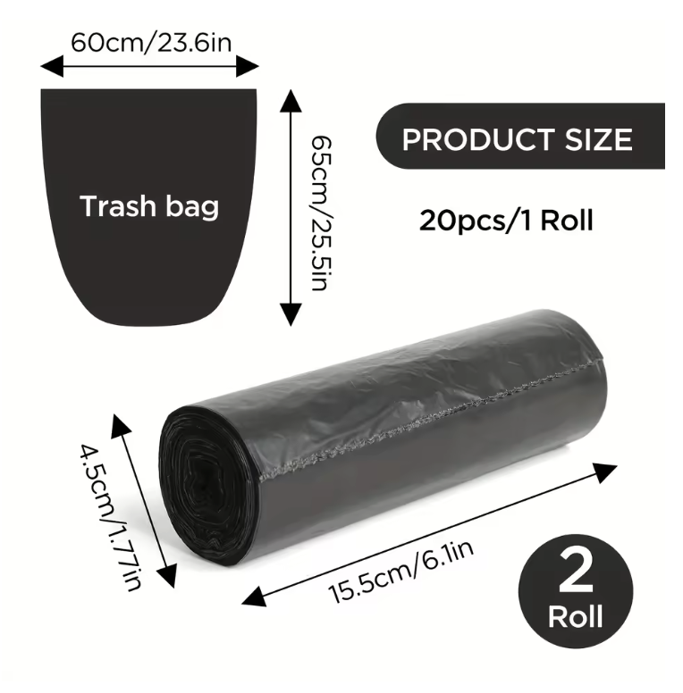 Refillkit för portabla toaletter — 20 påsar + 30 absorberande geléer 