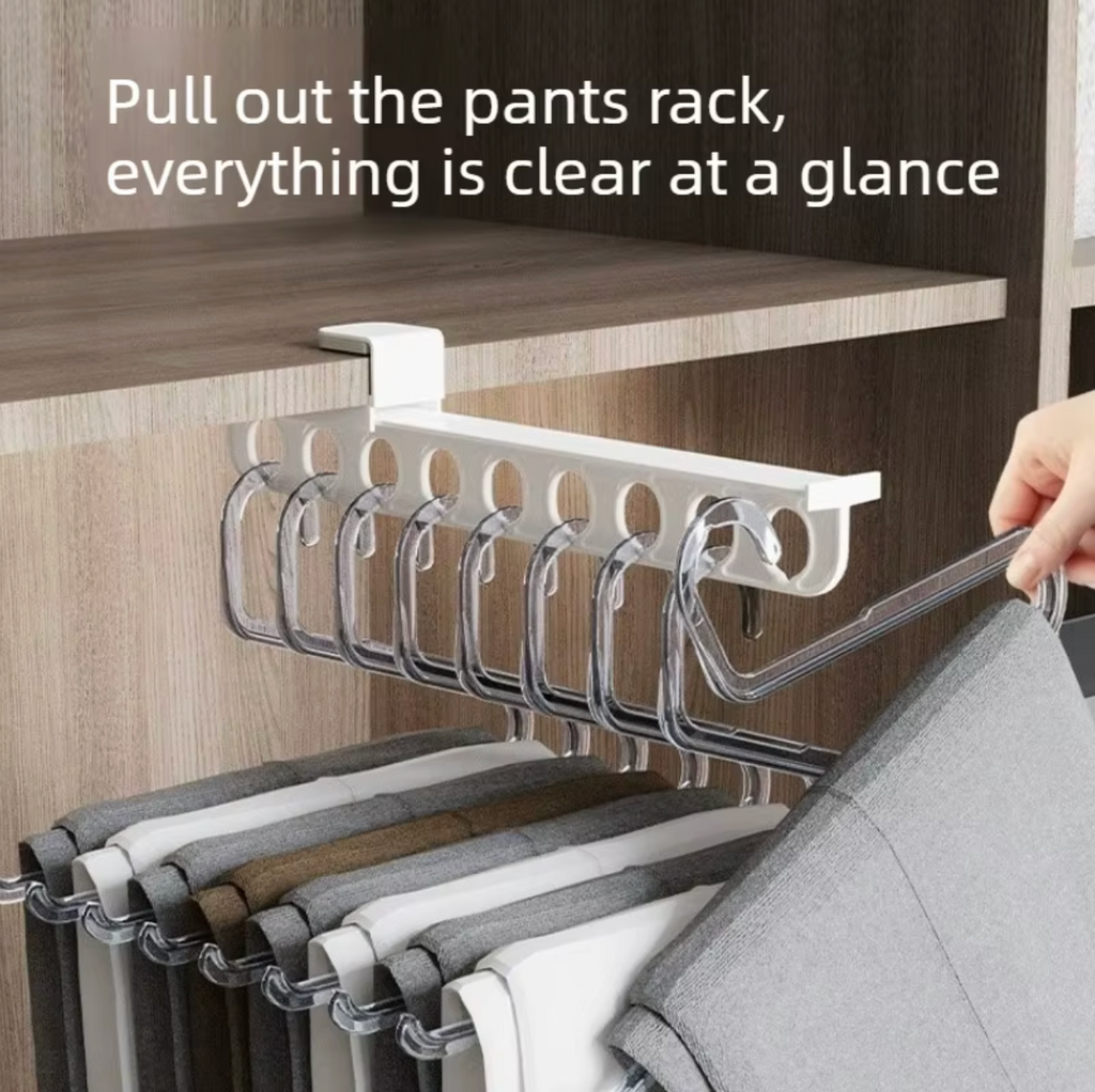 Heavy-duty retractable storage rod for closets and storage areas 