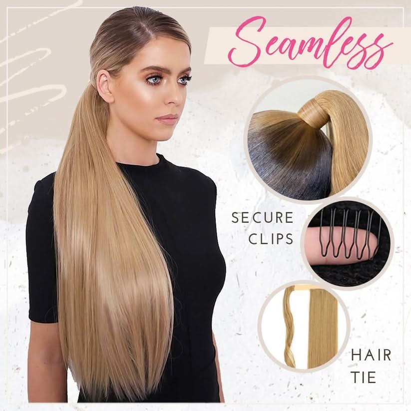 Extensión de cola de caballo glamorosa para un look chic 
