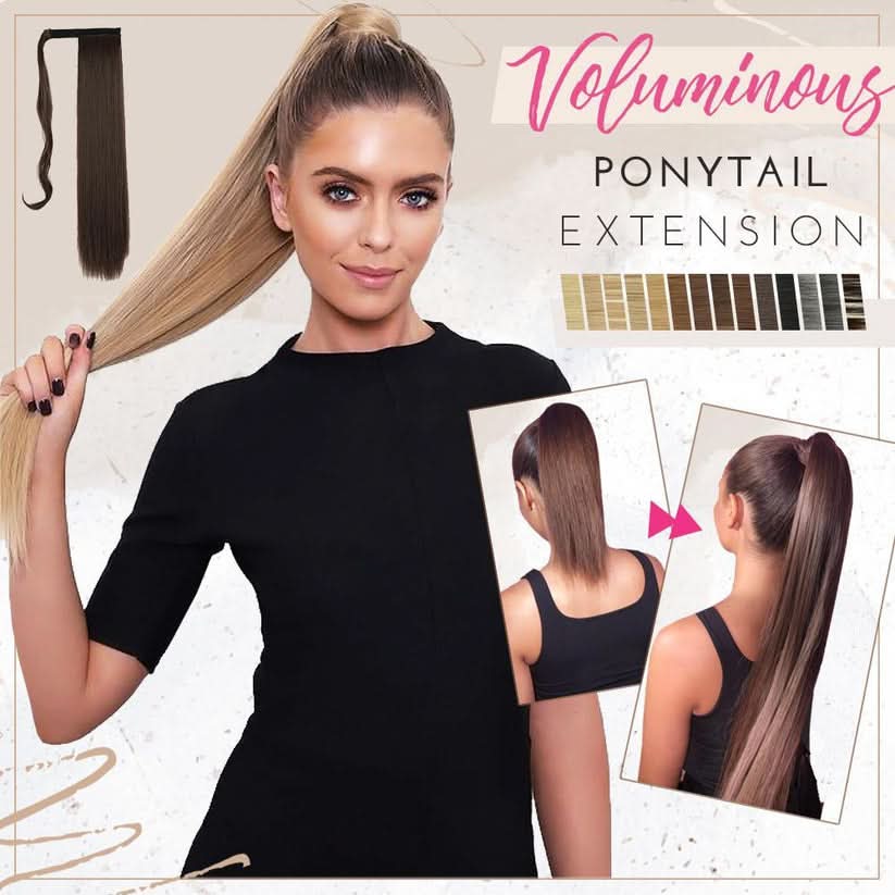 Extensión de cola de caballo glamorosa para un look chic 