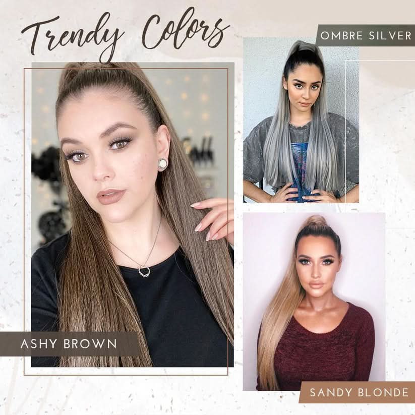 Extensión de cola de caballo glamorosa para un look chic 