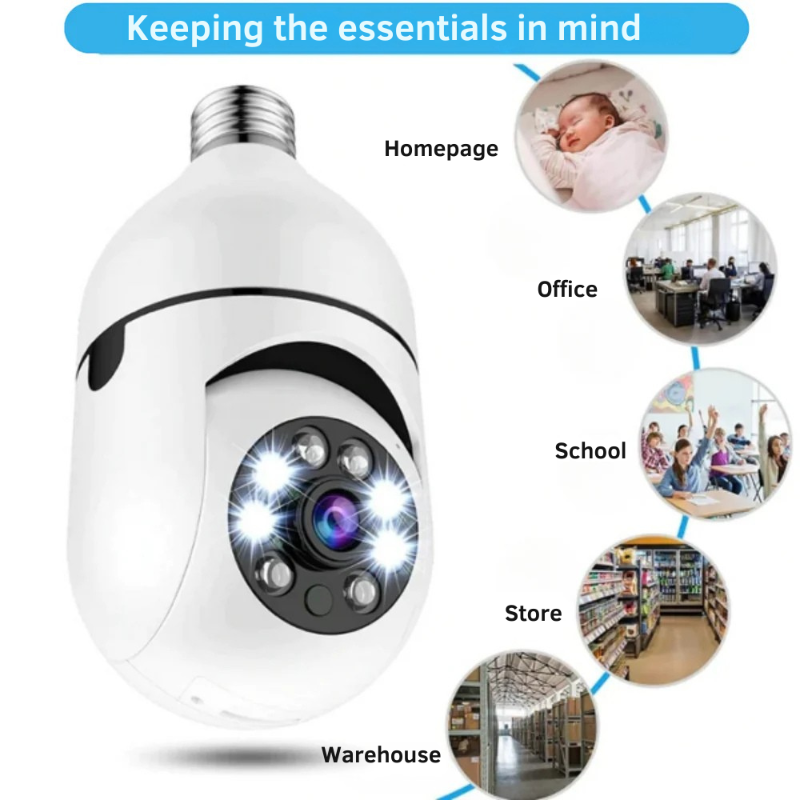 Sorveglia la tua casa discretamente con una telecamera LED 