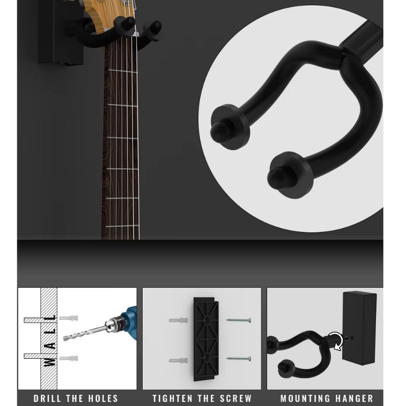 Support a muro LED per chitarra – Illumina il tuo strumento 