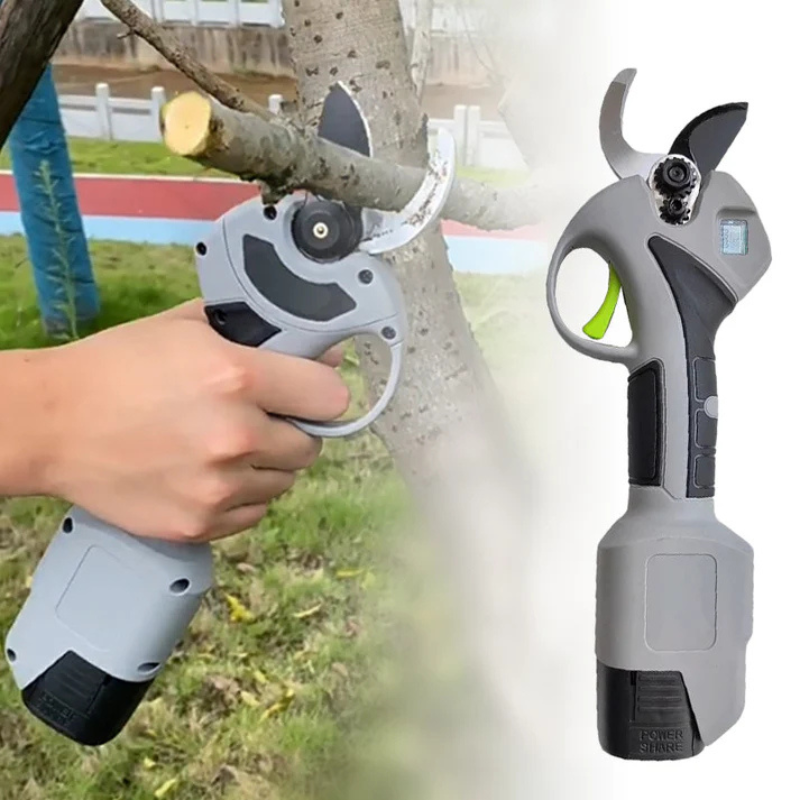 Electric pruning shears kit for effortless trimming 