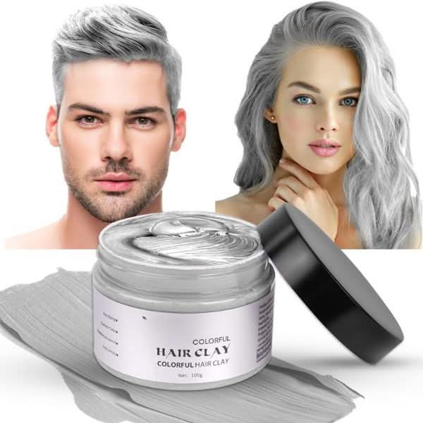 Temporary hair coloring wax 
