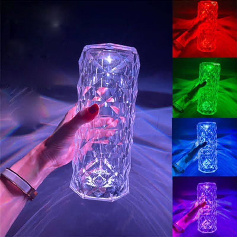 Lampa LED dekoracyjna w stylu kryształowym 