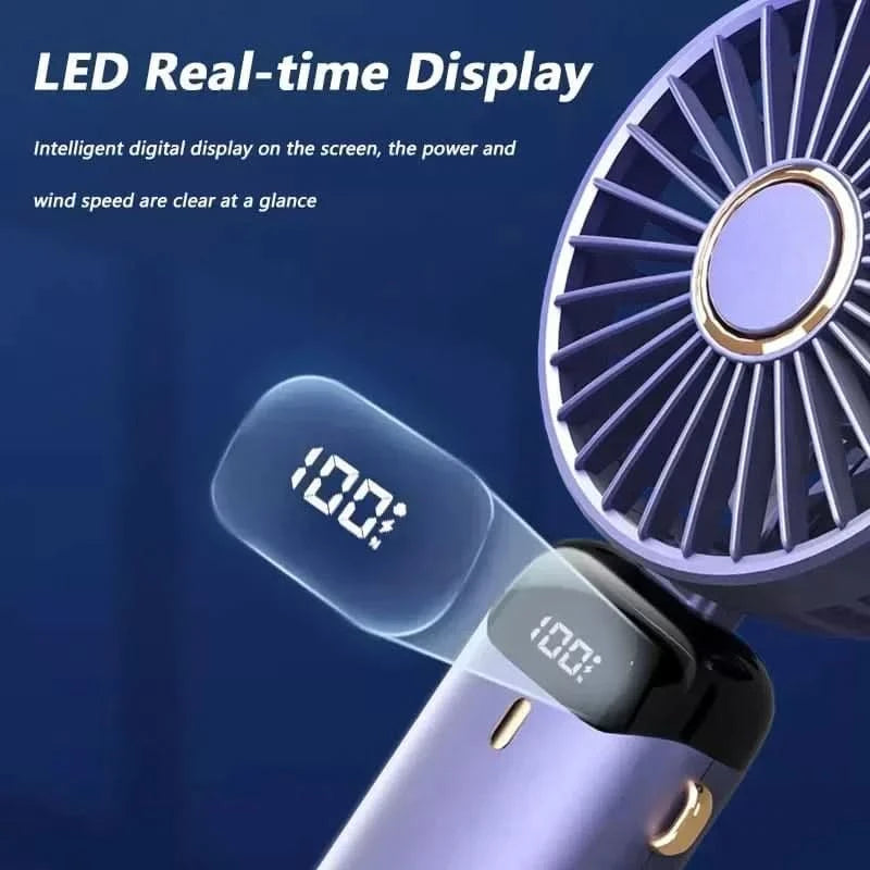 Tehokas mini-tuulettimeen älykäs LED-näyttö 