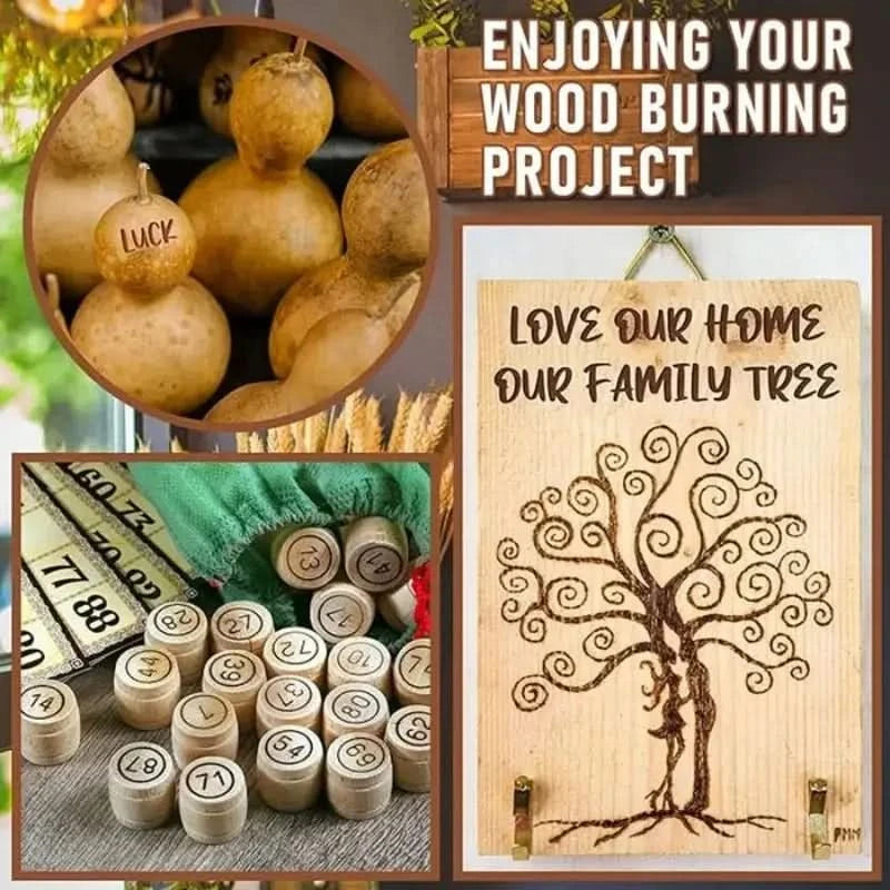 Kit de pirograbado en madera para artistas 
