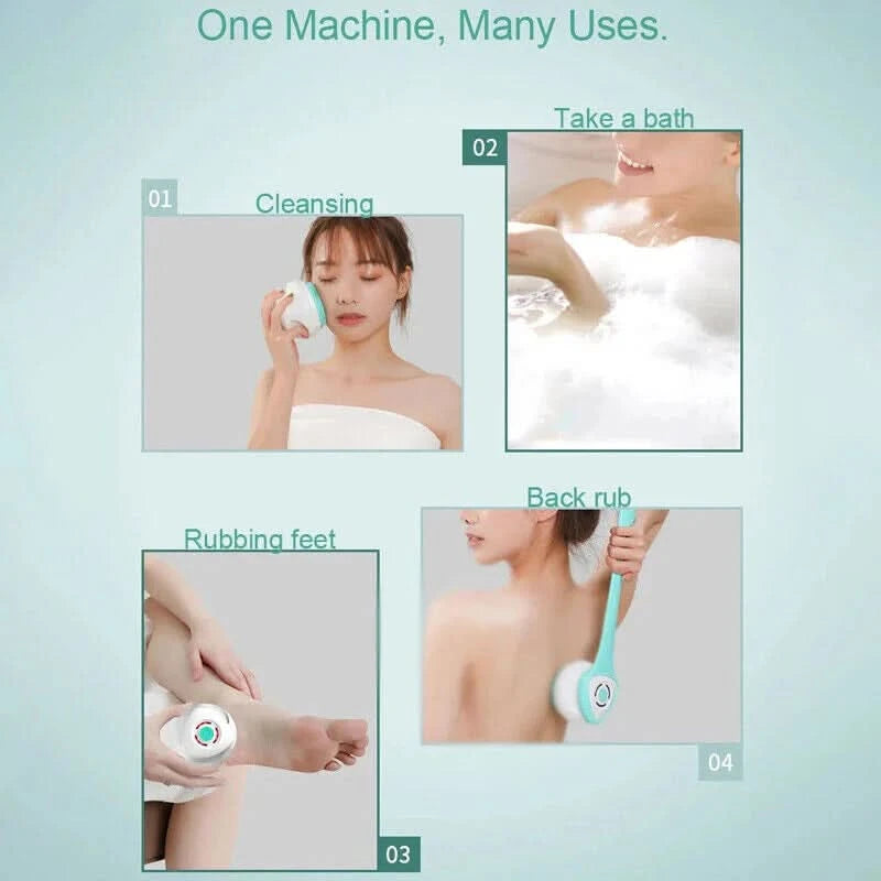 Krävande heltäckande massage under duschen 