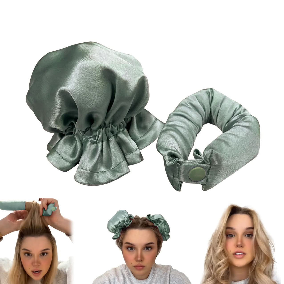 Get silky curls without heat or effort 
