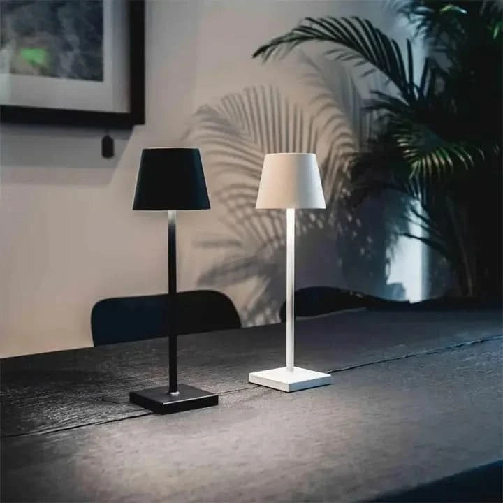 Bärbar trådlös bordslampa för elegant belysning 