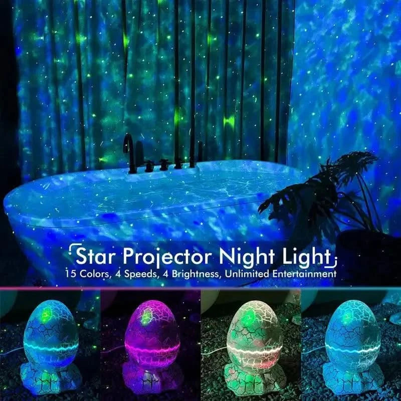 Proyector de galaxia con música y control remoto 