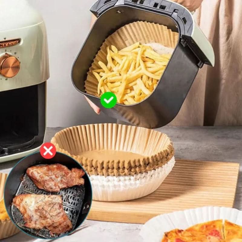 Praktyczne papiery do pieczenia do frytkownicy powietrznej – Czystość i oszczędność czasu 