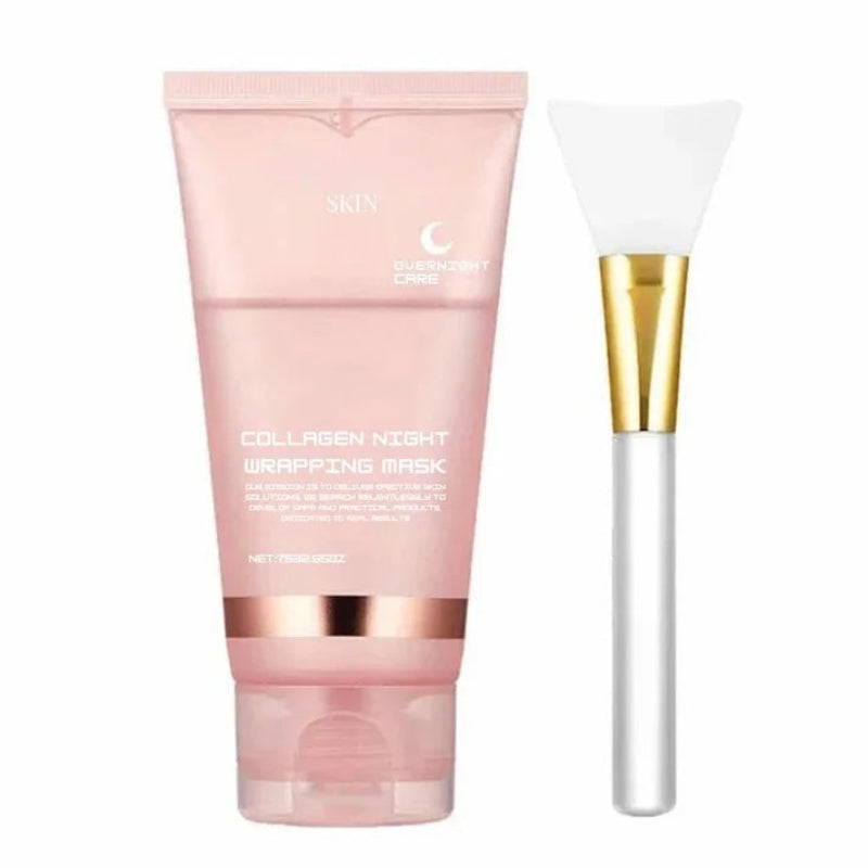 Night collagen mask for regenerated skin 
